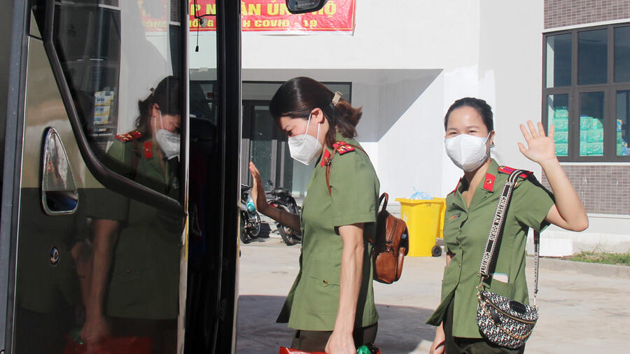 Đoàn cán bộ y tế Bộ Công an hoàn thành nhiệm vụ giúp tỉnh Bắc Giang chống dịch