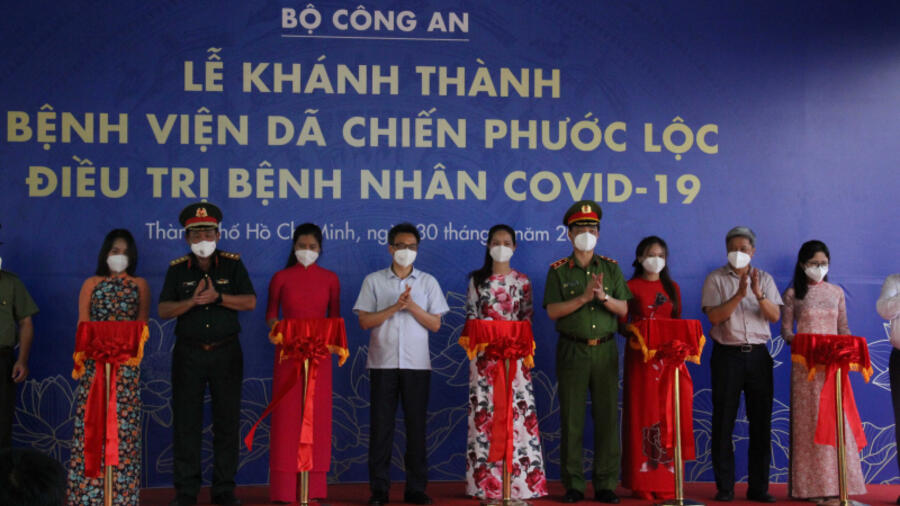 Bộ Công an khánh thành, đưa vào hoạt động Bệnh viện dã chiến điều trị COVID-19