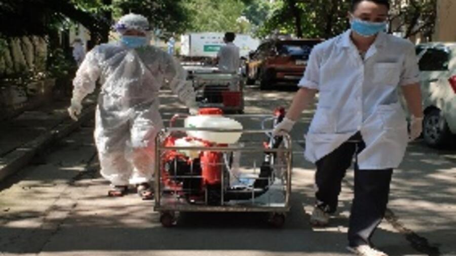 KHOA KIỂM SOÁT NHIỄM KHUẨN (C8) PHUN KHỬ KHUẨN PHÒNG, CHỐNG DỊCH BỆNH KHOA KIỂM SOÁT NHIỄM KHUẨN (C8) PHUN KHỬ KHUẨN PHÒNG, CHỐNG DỊCH BỆNH